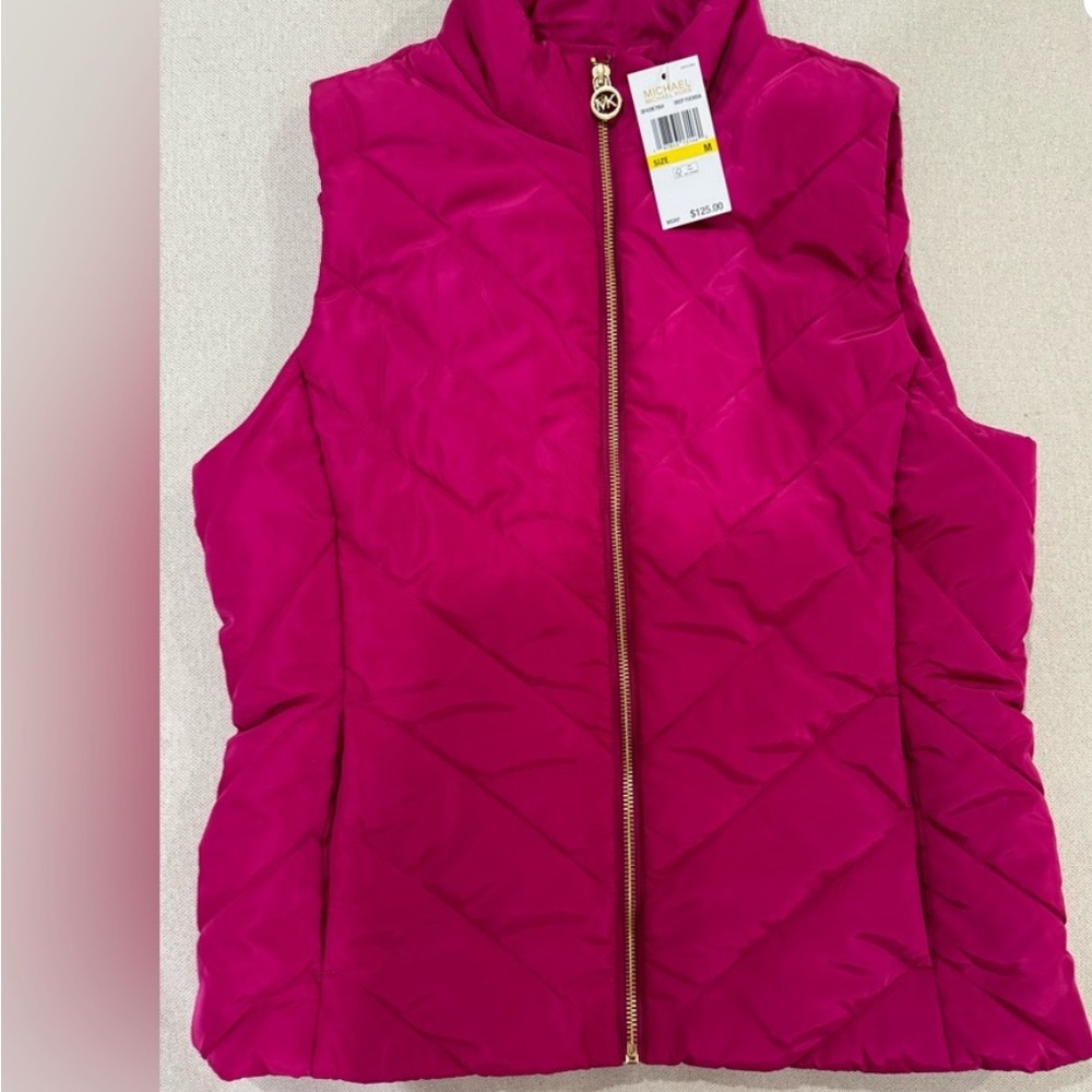 Michael Kors Fuchsia Quilted Vest for Women